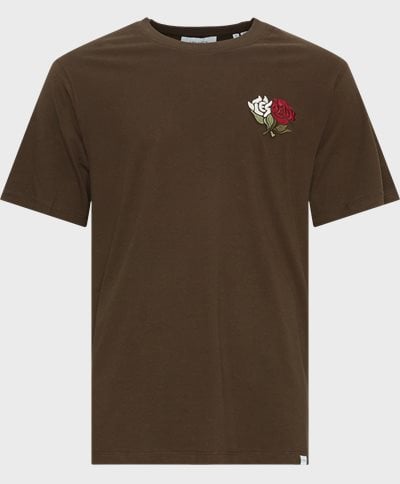 Les Deux T-shirts FELIPE T-SHIRT LDM101157 Brun